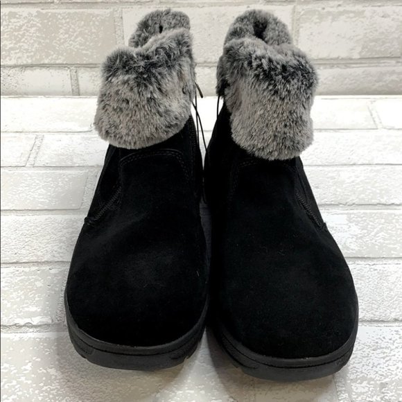 Khombu Jessica All Weather Boots Suede Leather 10 - Picture 2 of 12